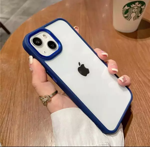 Case De Lujo Borde Azul Iphone11