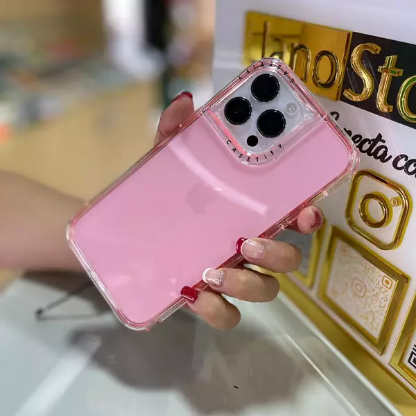 Case Antishock 360 Rosado Iphone14pro+