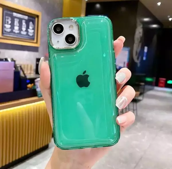 Case Goma Translucida Verde Iphone11