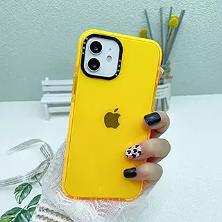 Case Translucido Naranja Iphone11