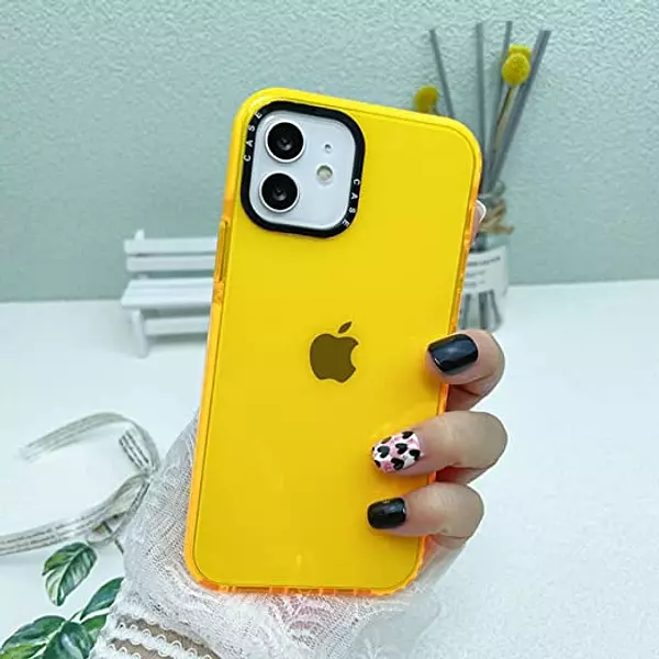 Case Translucido Naranja Iphone11