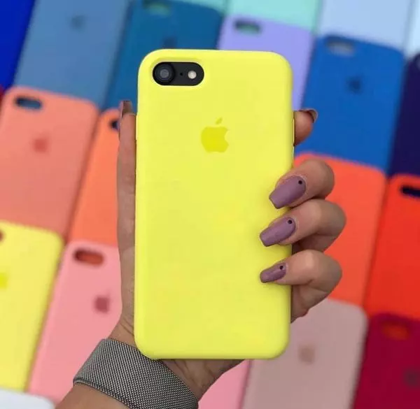 Silicon Case Amarillo Iphone11