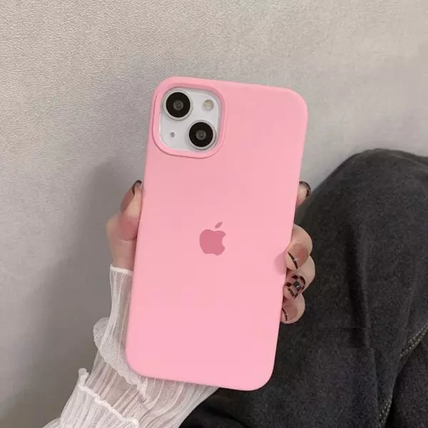 Silicon Case Rosado Iphone14pro+