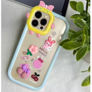 Case Diseño Borde Azul Iphone14