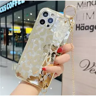 Case Animal Print Con Cadena Iphone13pro