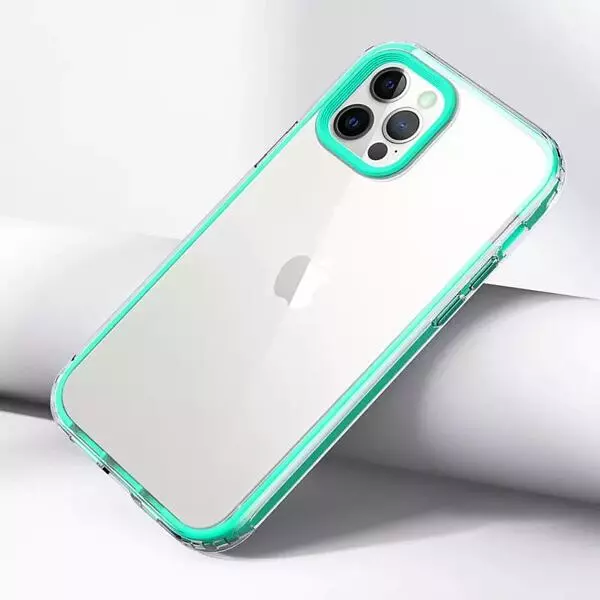 Case Antishok 360 Borde Verde Iphone13pro