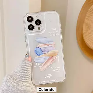 Case Transparente Diseño Iphone14pro+