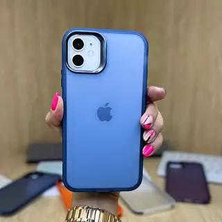 Case Azul Mate Iphone15pro+