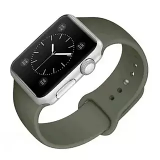 Pulso En Silicona Verde 38-40-41