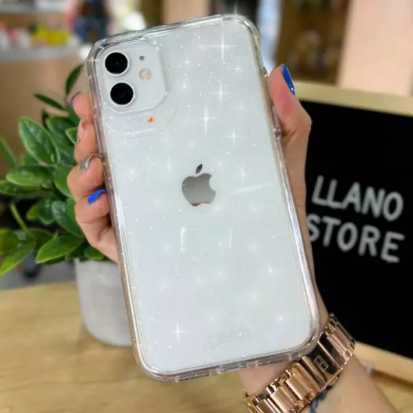 Case Transparente Escarcha Iphone11pro+