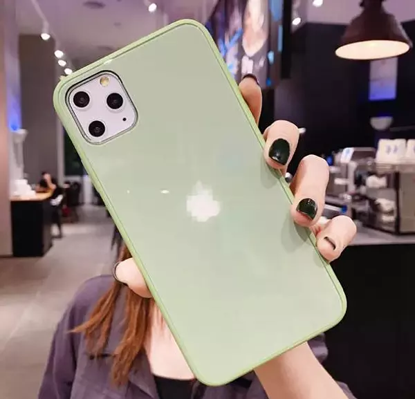 Case Glass Verde Iphone11pro+