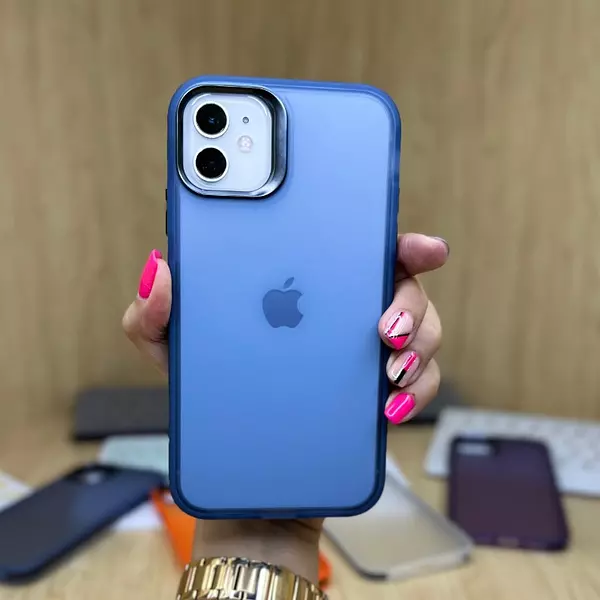 Case Azul Mate Iphone15pro