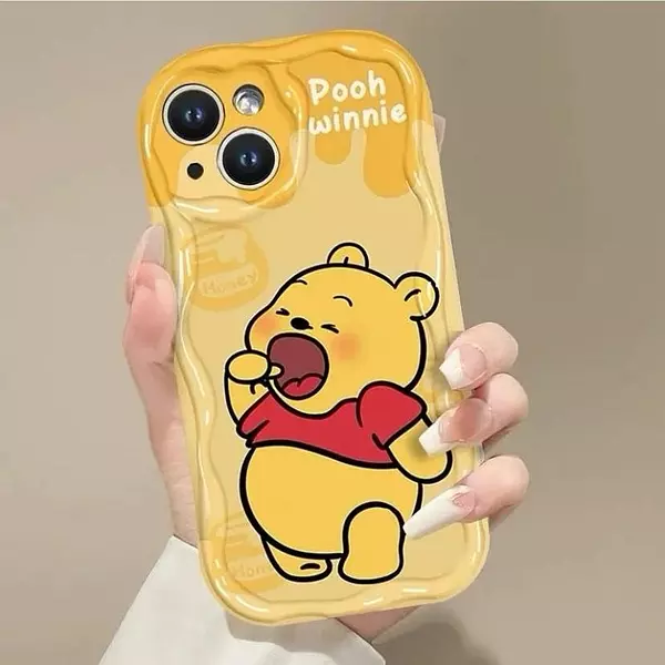 Case Winnie Pooh Protector Cámaras Iphone15plus