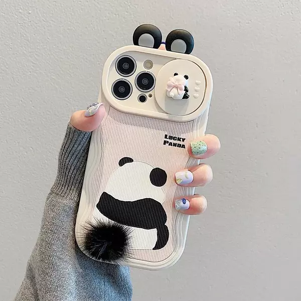 Case Antishok Diseño Panda Iphone 13 Pro