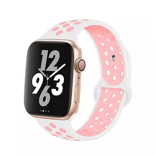 Pulso Nike Blanco Con Salmon 38-40-41