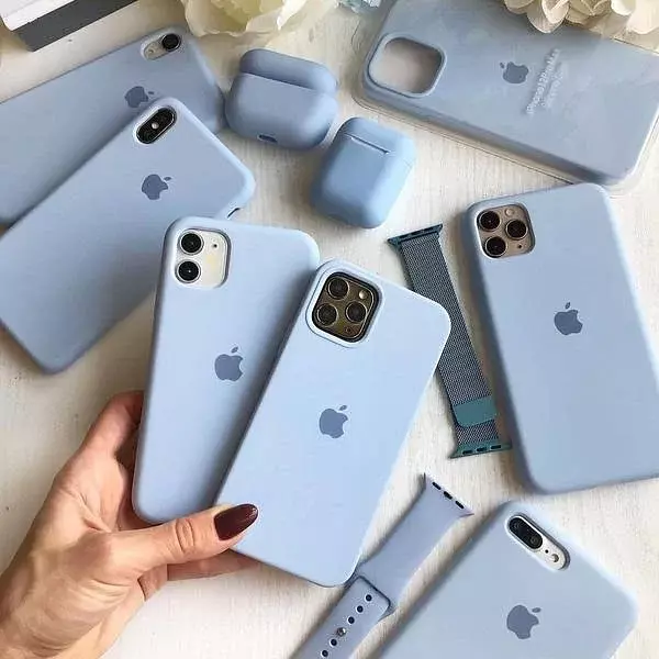 Silicon Case Azul Iphone13pro