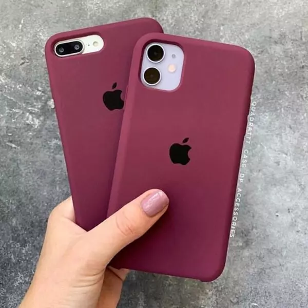 Silicon Case Vinotinto Iphone13pro