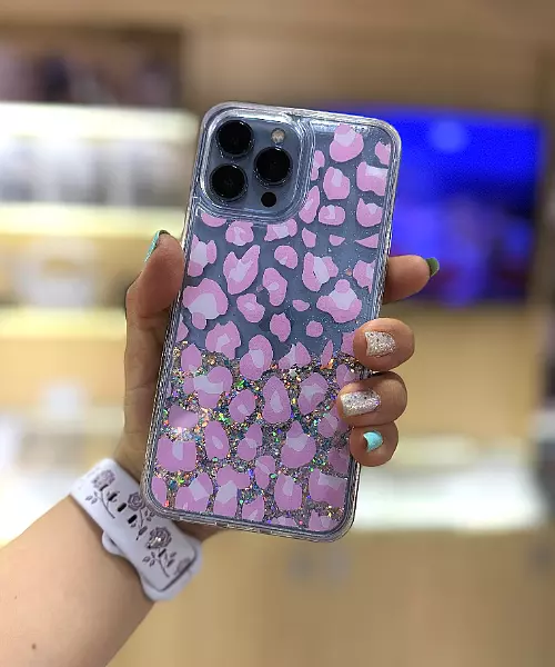 Case Escarcha Animal Print Iphone 13pro+