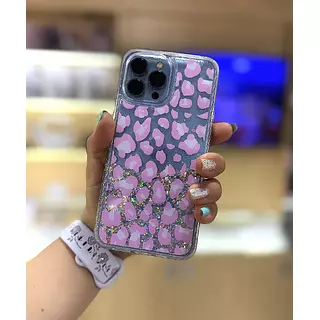 Case Escarcha Animal Print Iphone 13pro