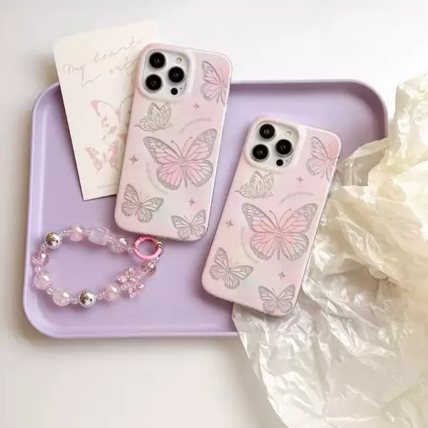 Case Diseño Animado Mariposas Para Iphone 11