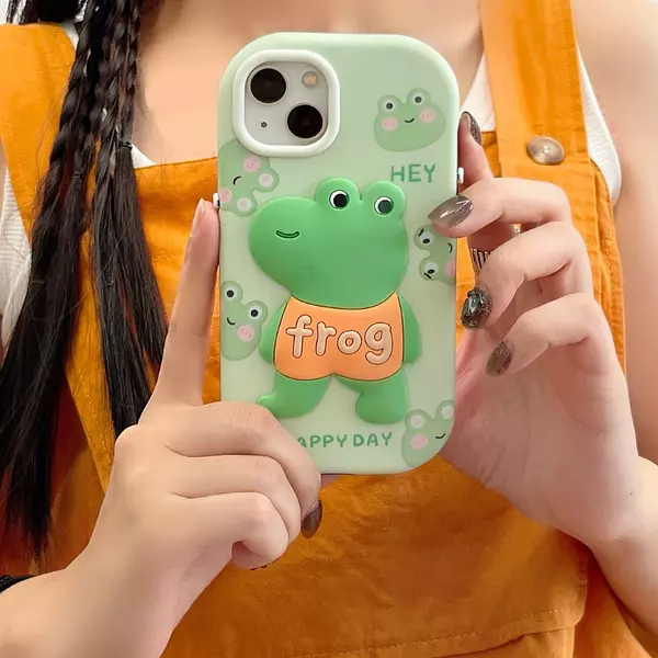 Case Diseño Animado Frog Iphone 11