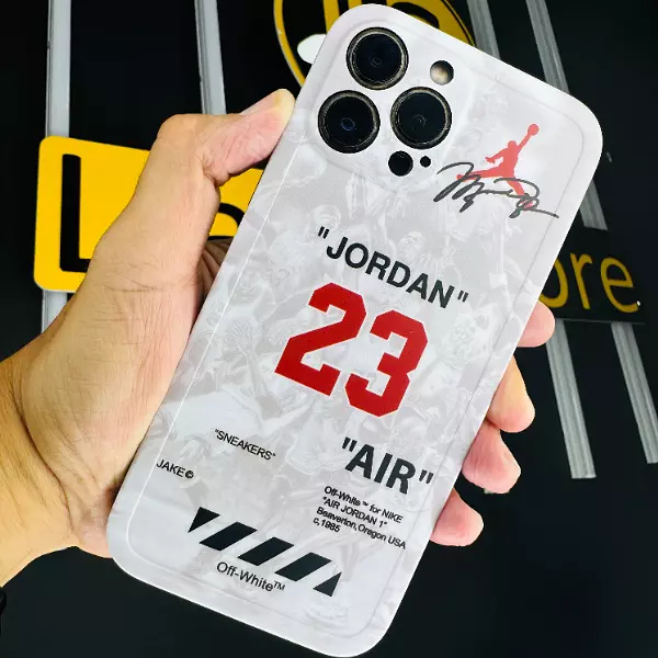 Case Diseño Jordan Con Protector Camaras Iphone 13 Pro+