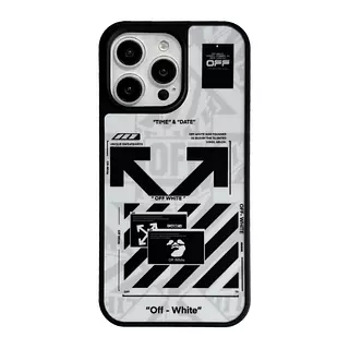 Case Diseño Off White Antichoque Iphone 13 Pro+