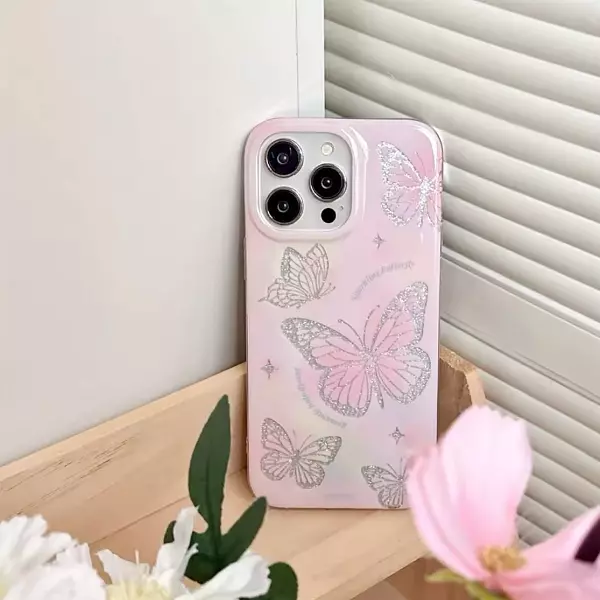 Case Diseño Mariposas Animado Iphone 12 Pro+