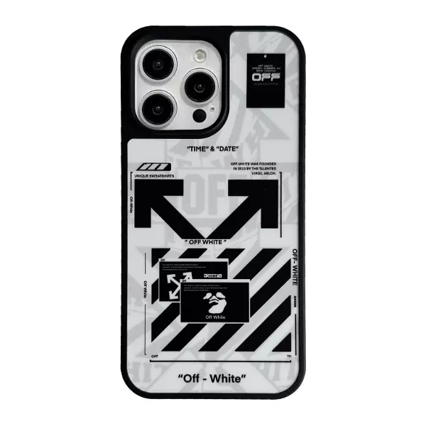 Case Diseño Off White Antichoque Iphone 12 Pro+