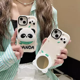 Case Diseño Animado Panda Iphone 12