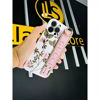 Case Lujo Gucci Protector Camaras Soporte Iphone 12pro