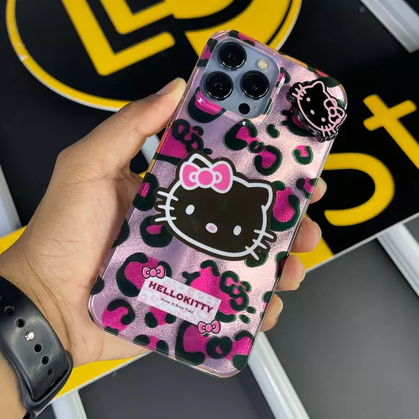 Case Diseño Animado Hello Kitty Iphone 12