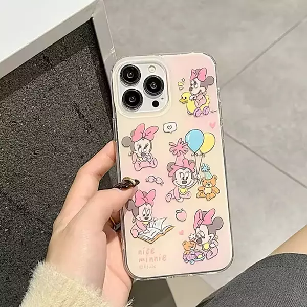 Case Diseño Animado Minnie Iphone 15