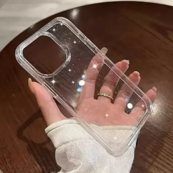 Case Transparente Escarchado Iphone 16