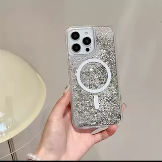 Case Diseño Escarcha Magsafe Iphone 15