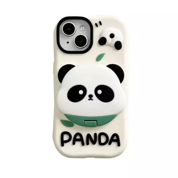 Case Diseño Panda Con Espejo Iphone 14 Pro+