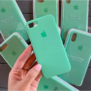 Silicon Case Verde Menta Iphone 12pro+