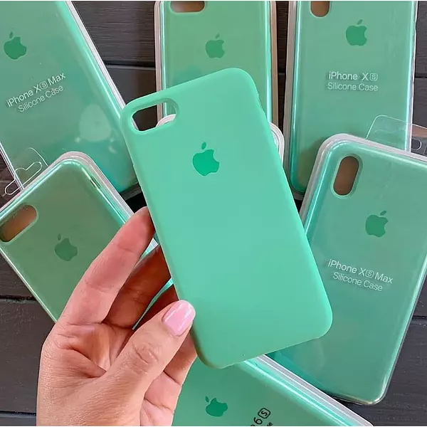 Silicon Case Verde Menta Iphone 12pro+