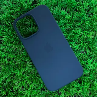Silicon Case Azul Oscuro Iphone 15pro