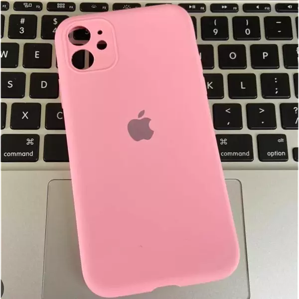 Silicon Case Rosado Iphone 11pro+