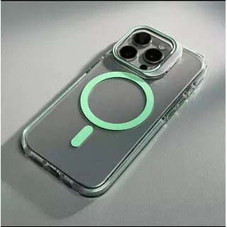 Case Magsafe Con Soporte Verde Iphone 16pro+
