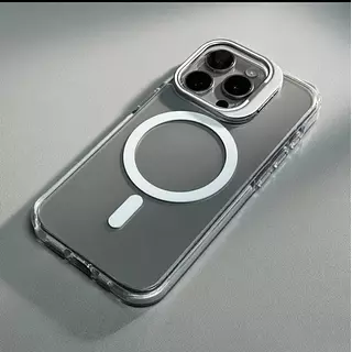 Case Magsafe Con Soporte Blanco Iphone 16pro+