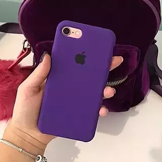 Silicon Case Morado Iphone 16pro+