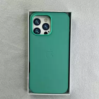 Case Diseño Cuero Magsafe Verde Iphone 16pro