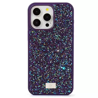 Case Diseño Swarovski Morado Iphone 16 Pro+