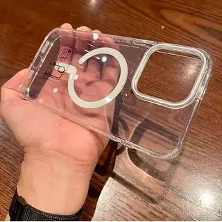 Case Magsafe Translucido Blanco Iphone 11