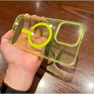 Case Magsafe Translucido Morado Iphone 12pro