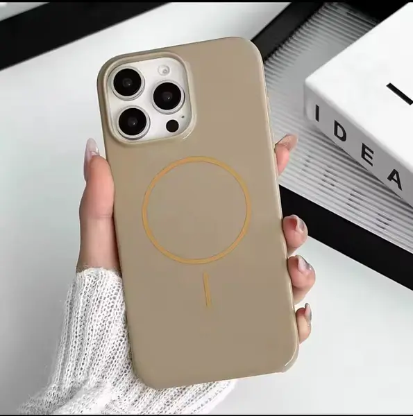 Case Magsafe Antishok Dorado Iphone 16pro+