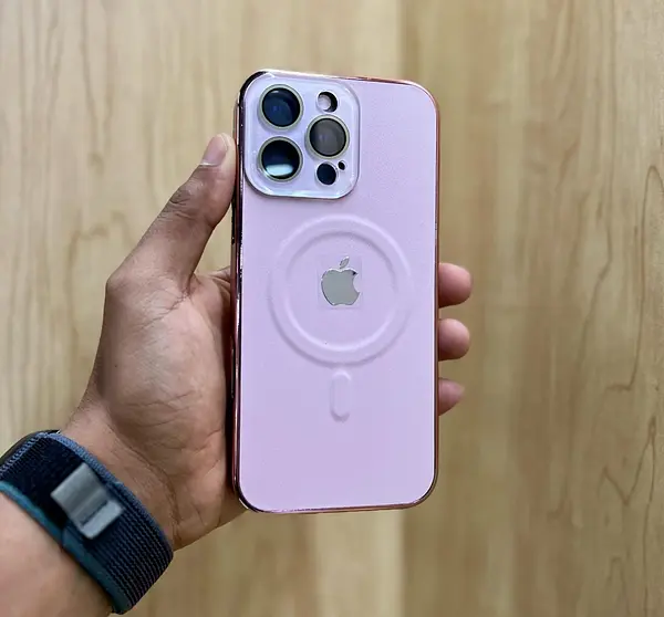 Case Magsafe Protector Camaras Rosado Iphone 16pro+