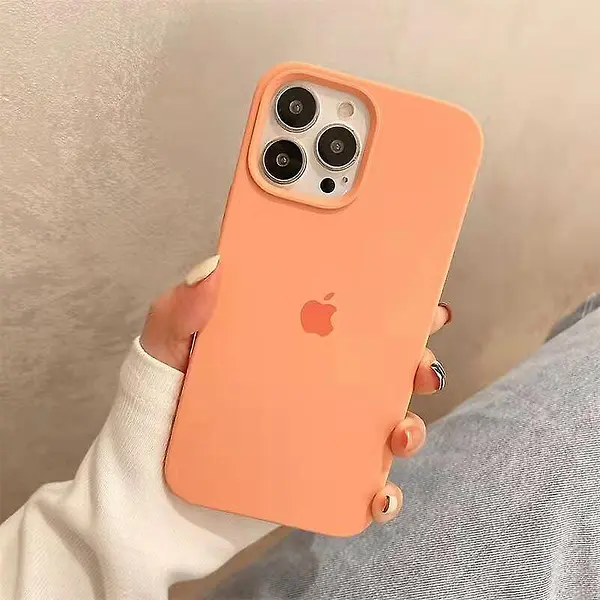 Silicon Case Naranja Iphone 16pro+